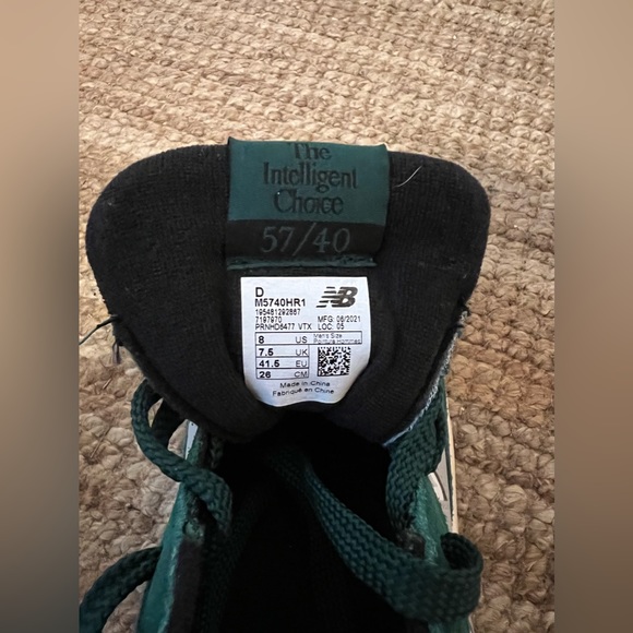 New Balance 57/40 Green Rain Cloud - Picture 2 of 8